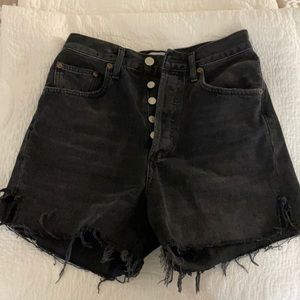 Agolde DEE SUPER HIGH RISE SHORT IN EXHIBIT